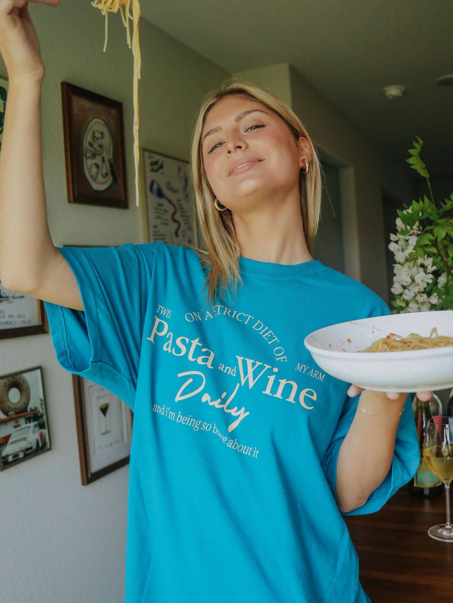 Pasta and Wine Diet T-Shirt