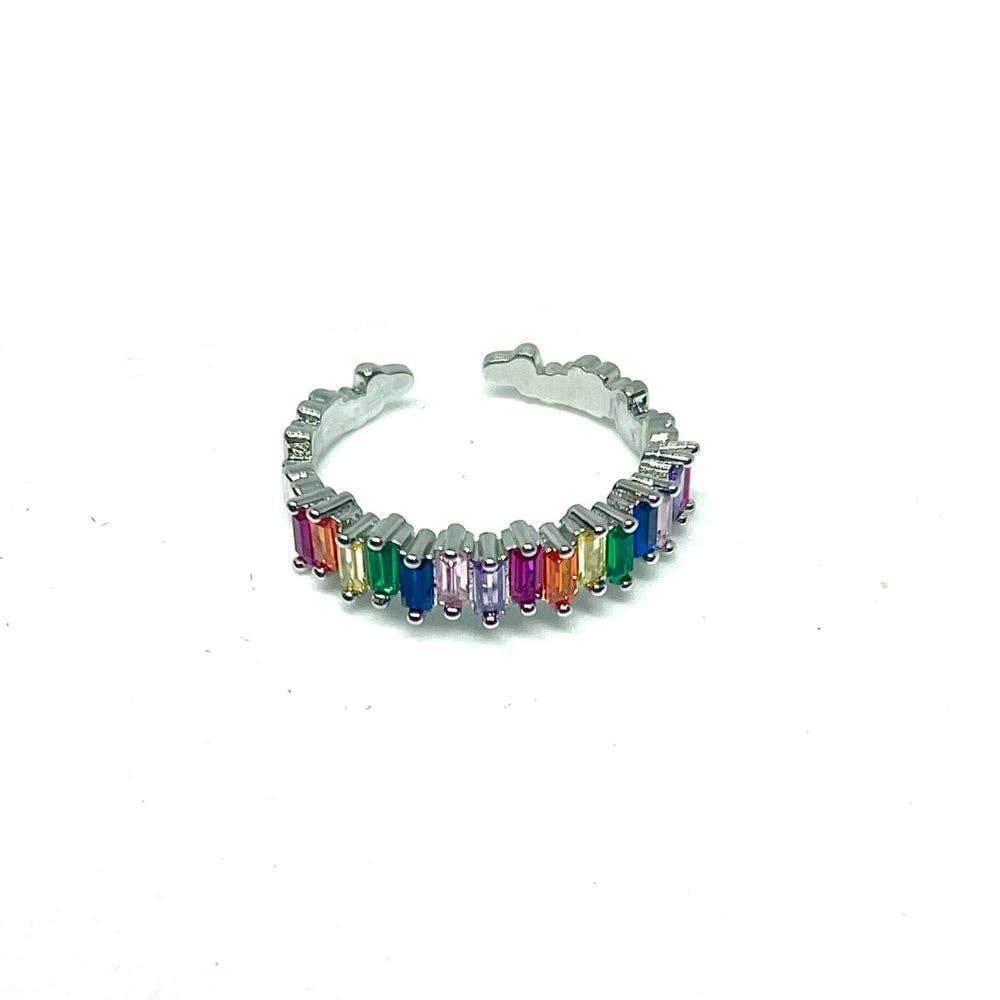 Rainbow Ring- Silver or Gold