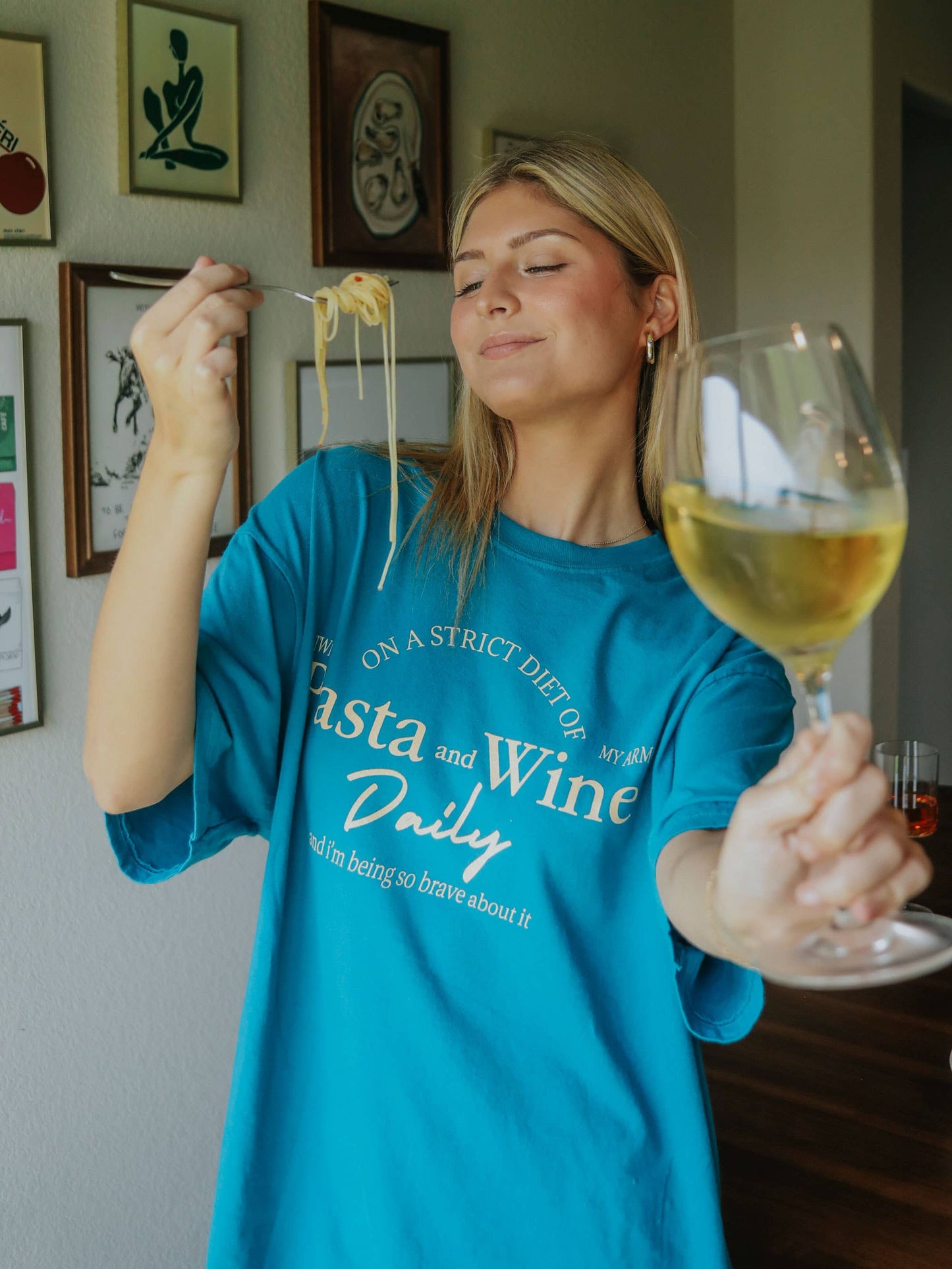 Pasta and Wine Diet T-Shirt