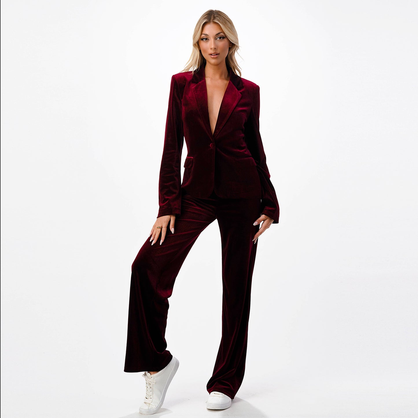 Velvet Holiday Blazer