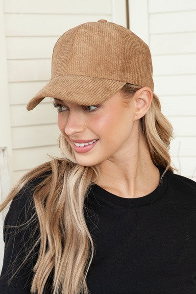 Corduroy Baseball Cap