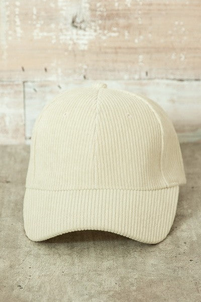 Corduroy Baseball Cap