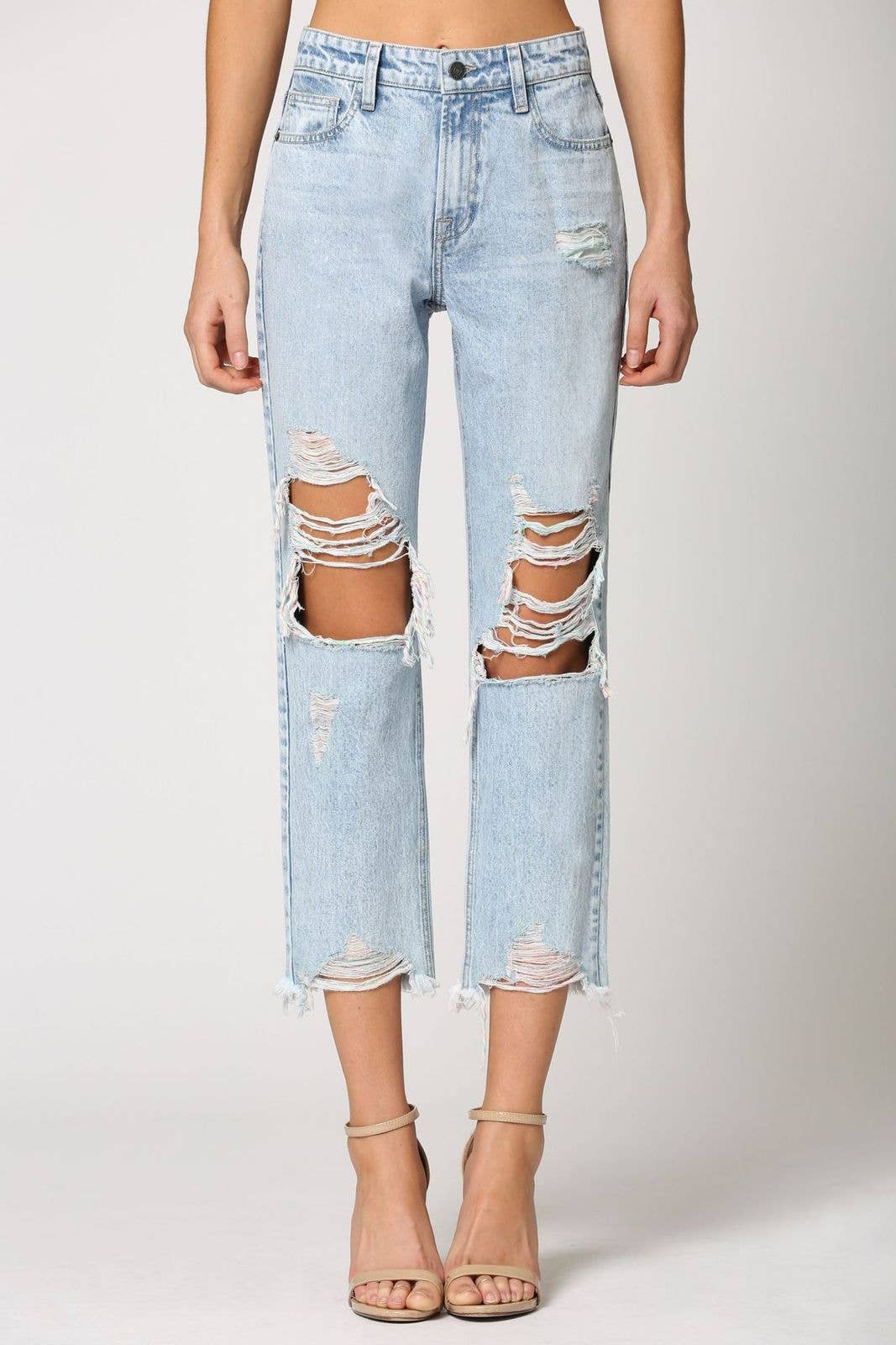 Bailey Light Wash Boyfriend Jean