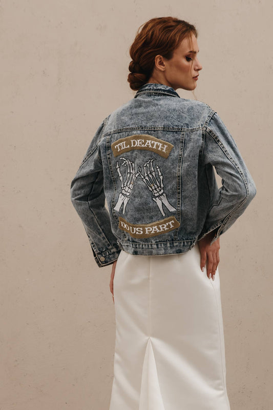 Til Death Pinky Promise Denim Jacket